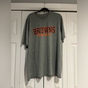 BROWNS nfl team Nike DRI-fit t-shirt size 2XL